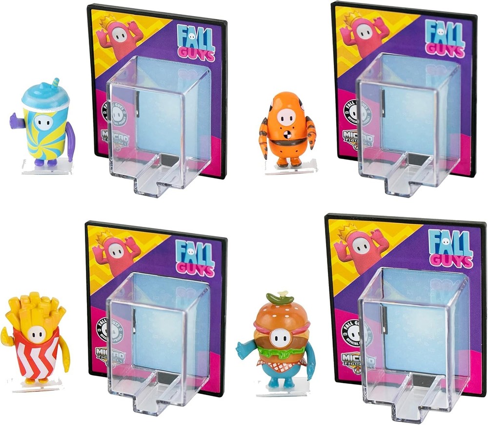 World's Smallest Fall Guys Micro Figures (4-Pack)