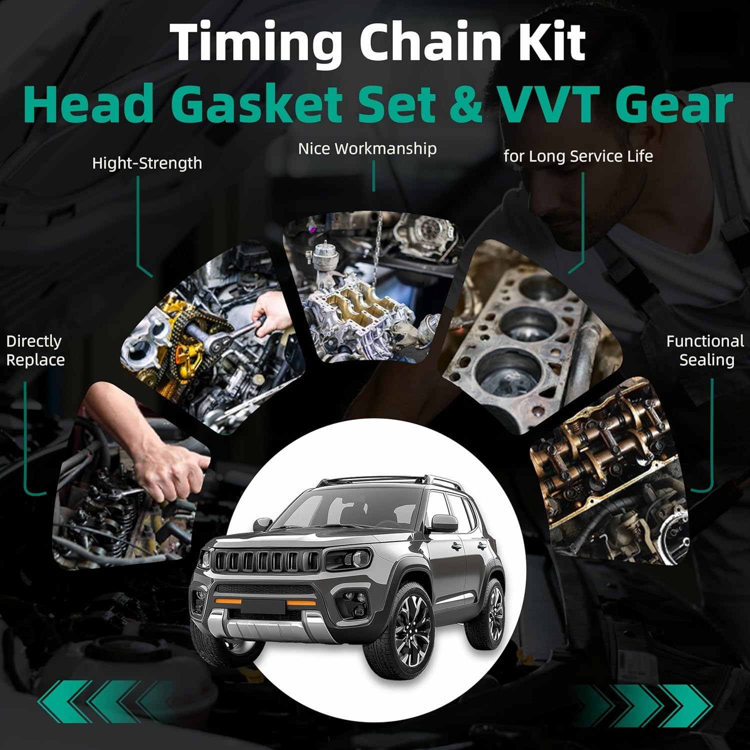 For 3.5L Ecoboost Complete Timing Kit For Ford F150 Expedition Navigator 2017-22