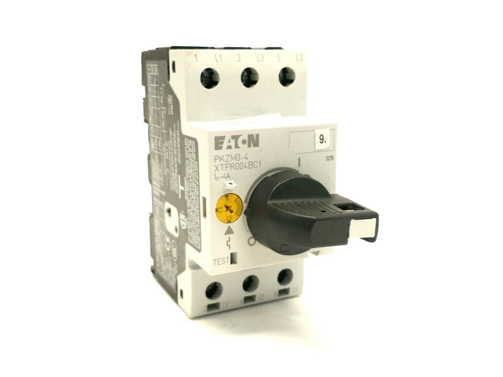 Eaton XTPR004BC1 Motor Control Manual Motor Protector Rotary Type PKZM0-4 4A