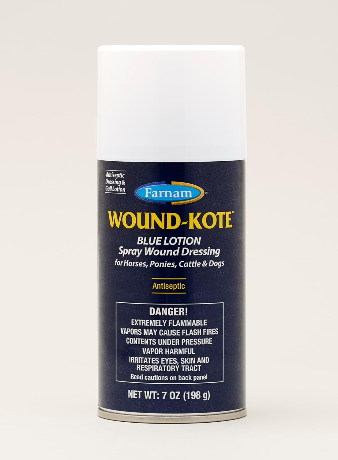 Wound-Kote Blue Lotion Spray Horse Wound Care for Use on Horses and Dogs, Antise