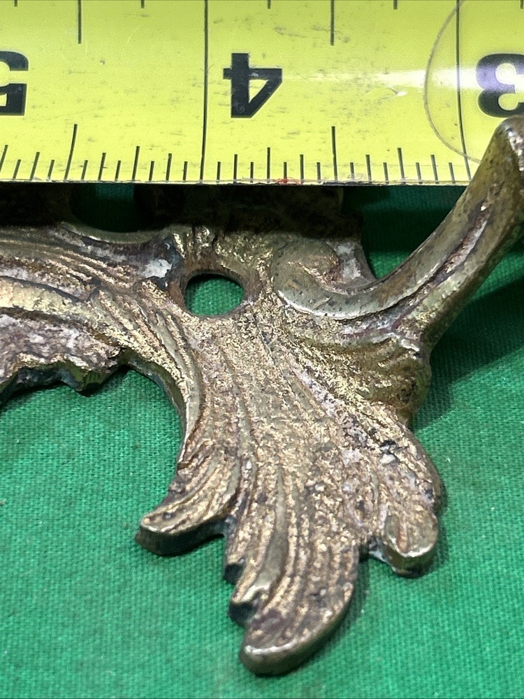 Vintage Pull French Provincial Drawer Pull 7 3/4” Long 4" Center