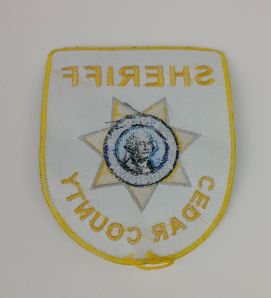 Siren: Cedar County Sheriff Uniform Shoulder Patch