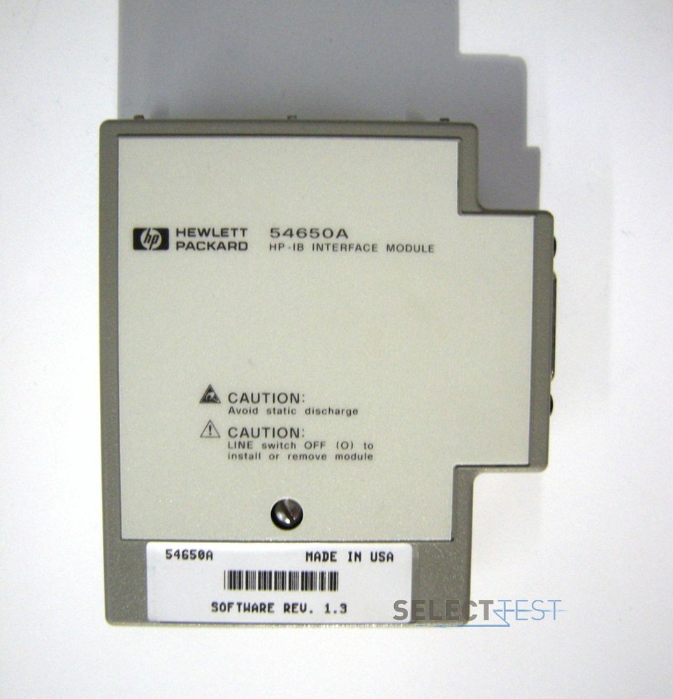 AGILENT/HP 54650A GPIB INTERFACE MODULE FOR OSCILLOSCOPES & ANALYZERS (REF:207)