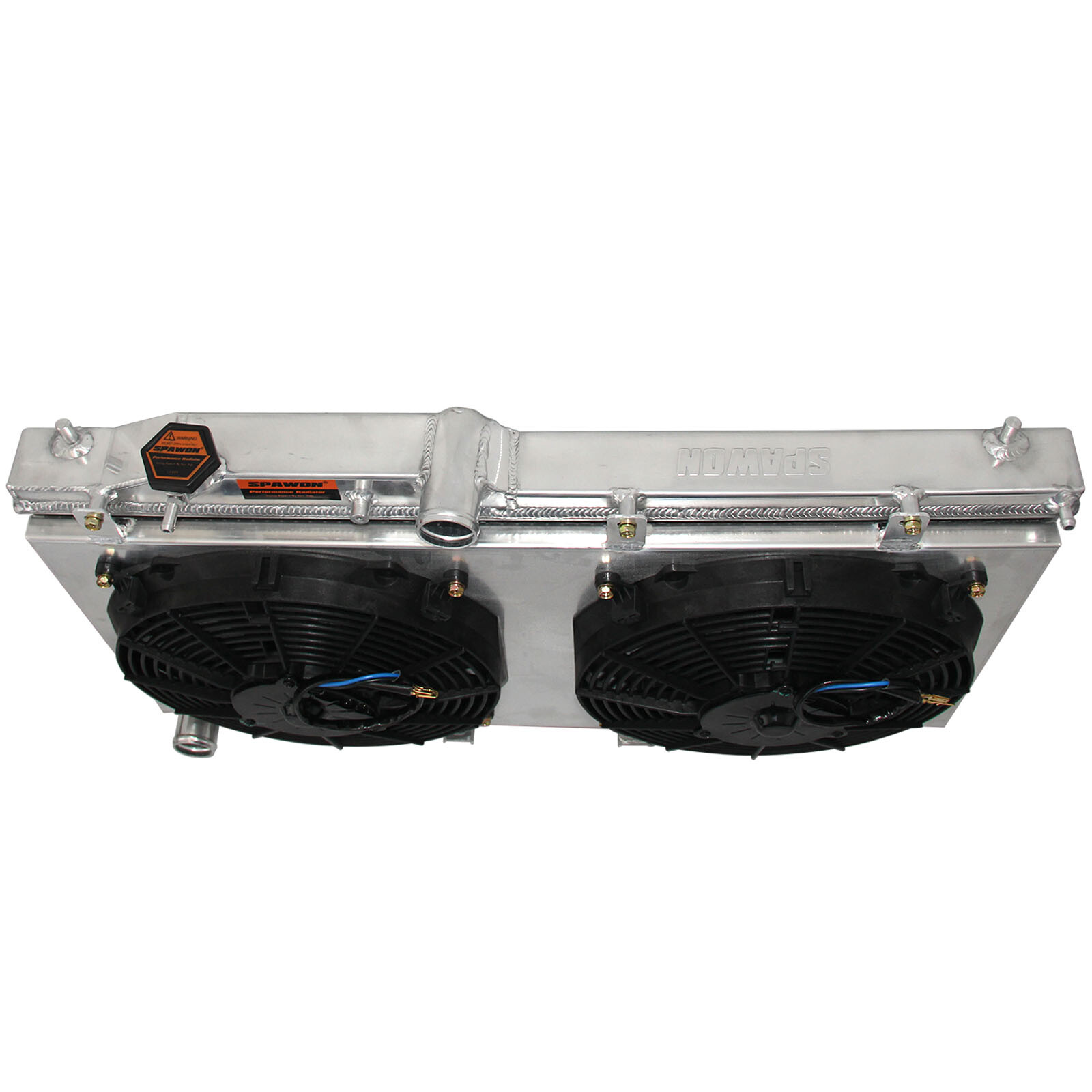 MT SPAWON For Subaru WRX STI impreza 08-14 H4 2.5L EJ255 Radiator+Fan Shroud