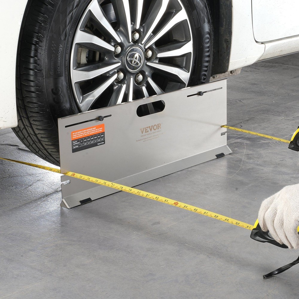 Wheel Alignment Tool, 2-Pack Alignment Tool Toe Plates, 4 Alignment Rod&Slots