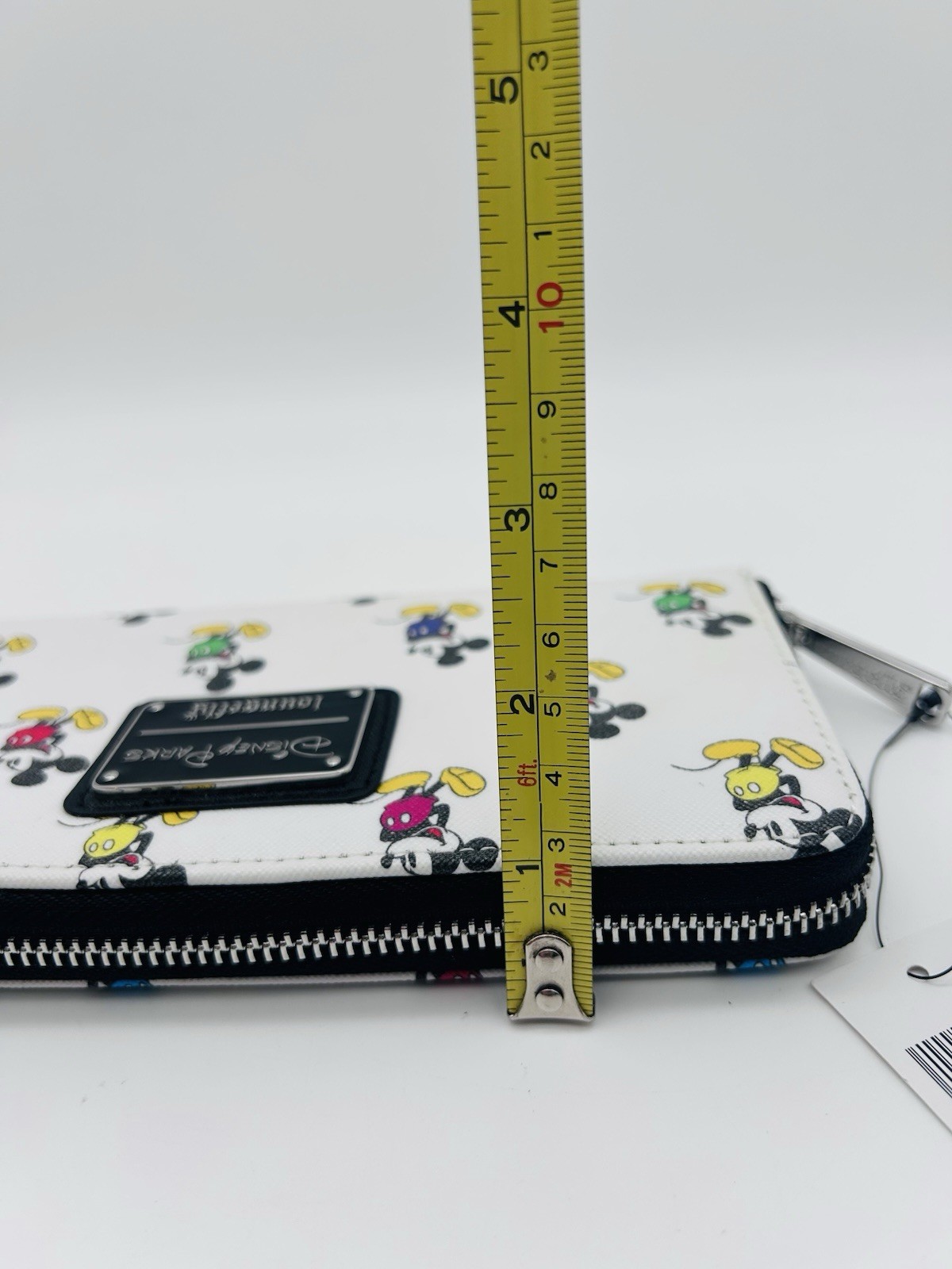 Disney Parks Loungefly Womens Wallet Mickey Mouse All Over Print Zip Around