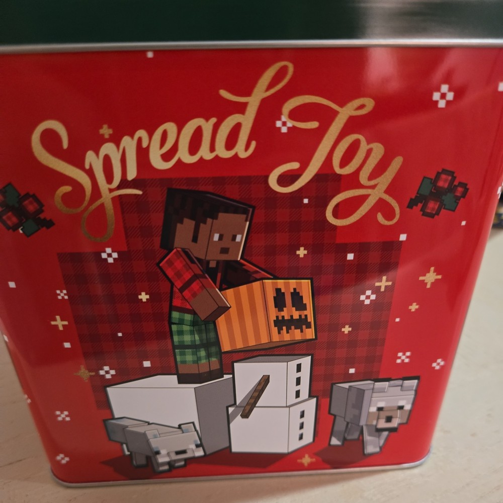 Tin Box Company Minecraft Stacking Cube Storage Fun Stash Box 5.75 Inches