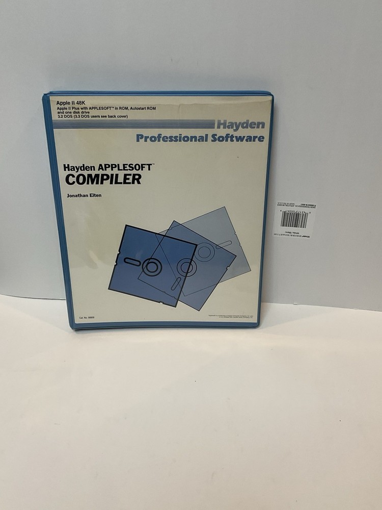 Vintage Apple II  Software Hayden AppleSoft Compiler