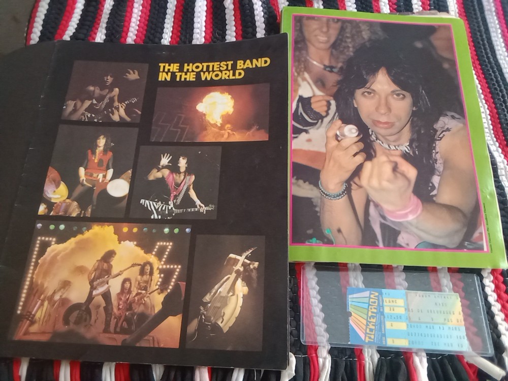 Kiss 💋 Ticket Stub History 🎸 Lick It Up Tour, 3-13-84, Montreal Canada,👀