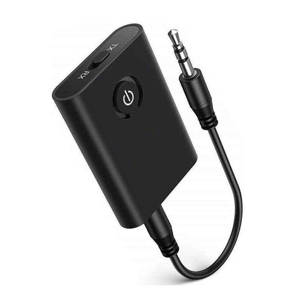 Bluetooth 5.0 Transmitter Receiver 2 IN 1 Wireless Audio 3.5mm Jack Aux Adapter