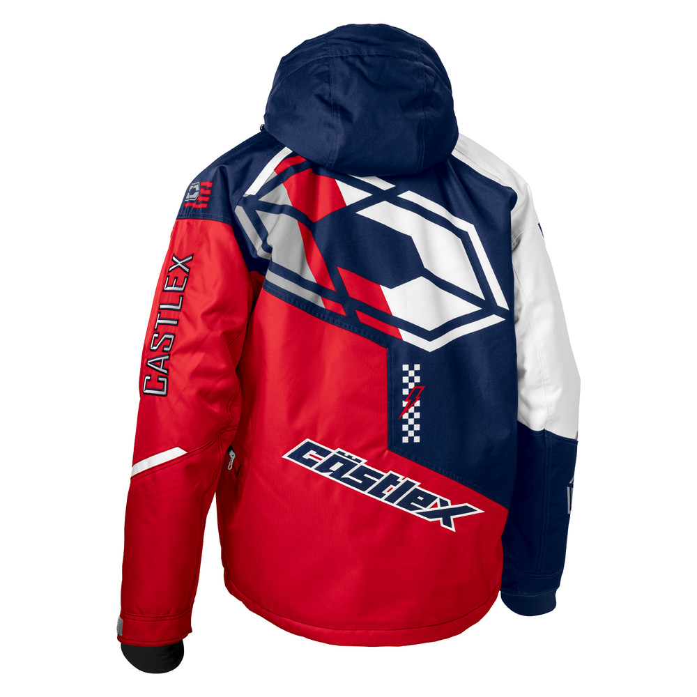 CODE-G5 MENS JACKET NAVY/RED/WHITE 3X 70-4009T