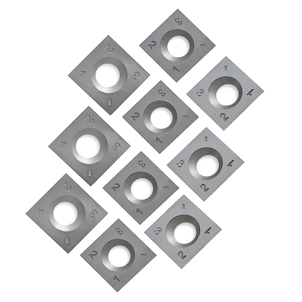 14mm Indexable Carbide Inserts Replacement for Grizzly H7319 Inserts 10 Pack