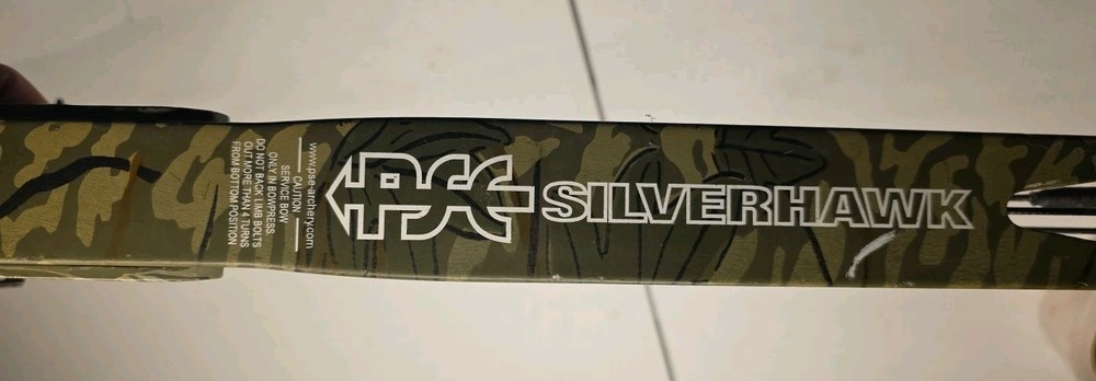 PSE Silverhawk Compound Bow Hunting Camo Vintage