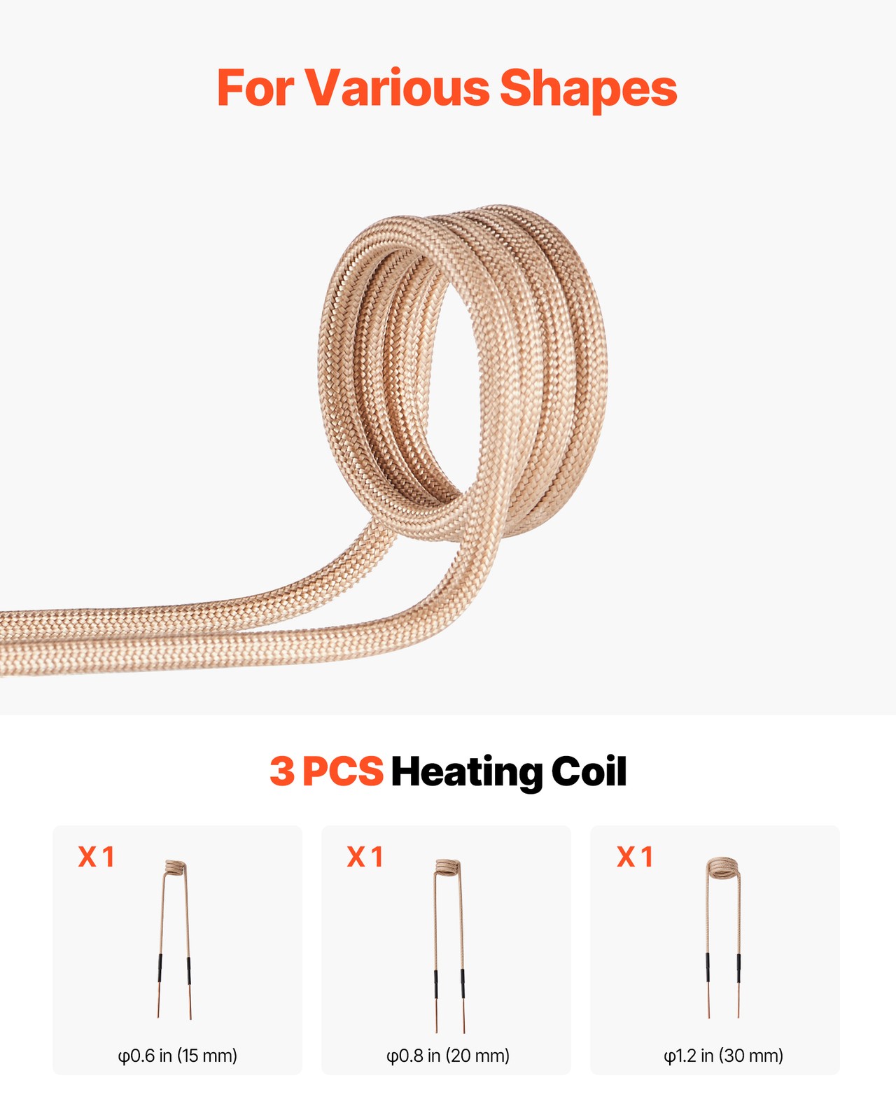 VEVOR Induction Heater Bolt Removal Magnetic Kit Rusty Screw Removing 1100W 110V