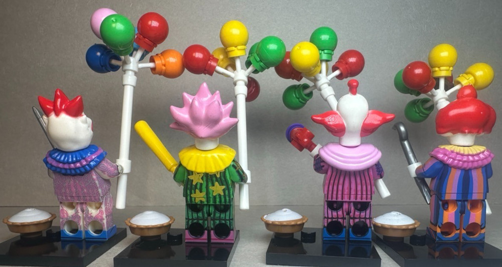 Custom Printed MOC Killer Klowns From Outer Space Minifigs 9 Pack