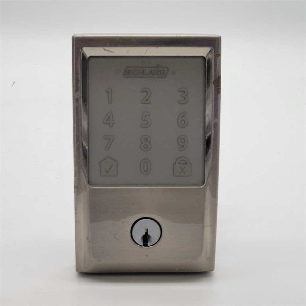 Schlage Encode Smart Wi-Fi Deadbolt Lock, Keyless Entry, Satin Nickel *READ*