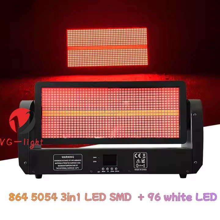 LED Strobe Light 300W Moving Head Flash DJ Chasing 12section Wash Effect Light