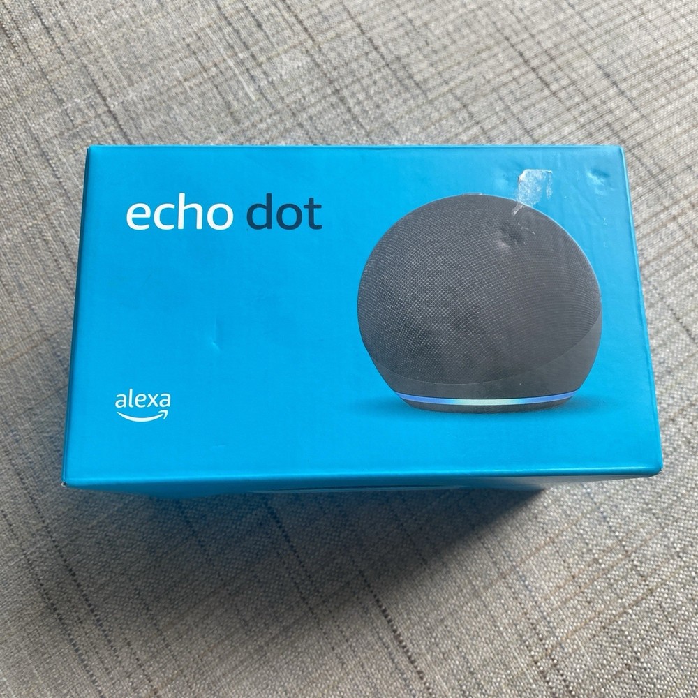 Amazon Echo Dot 4th Gen Smart Speaker with Alexa WiFi Bluetooth Charcoal