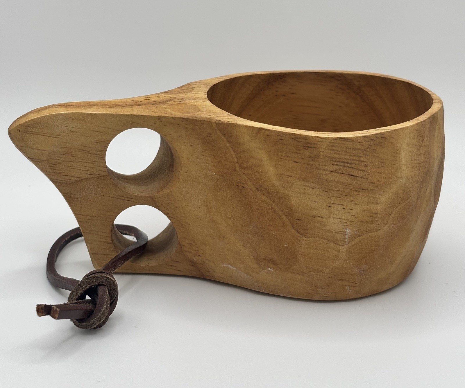 Uberleben Dursten Lore Kuksa Handcrafted Wooden Camp Cup Bowl NEW Wave NWT