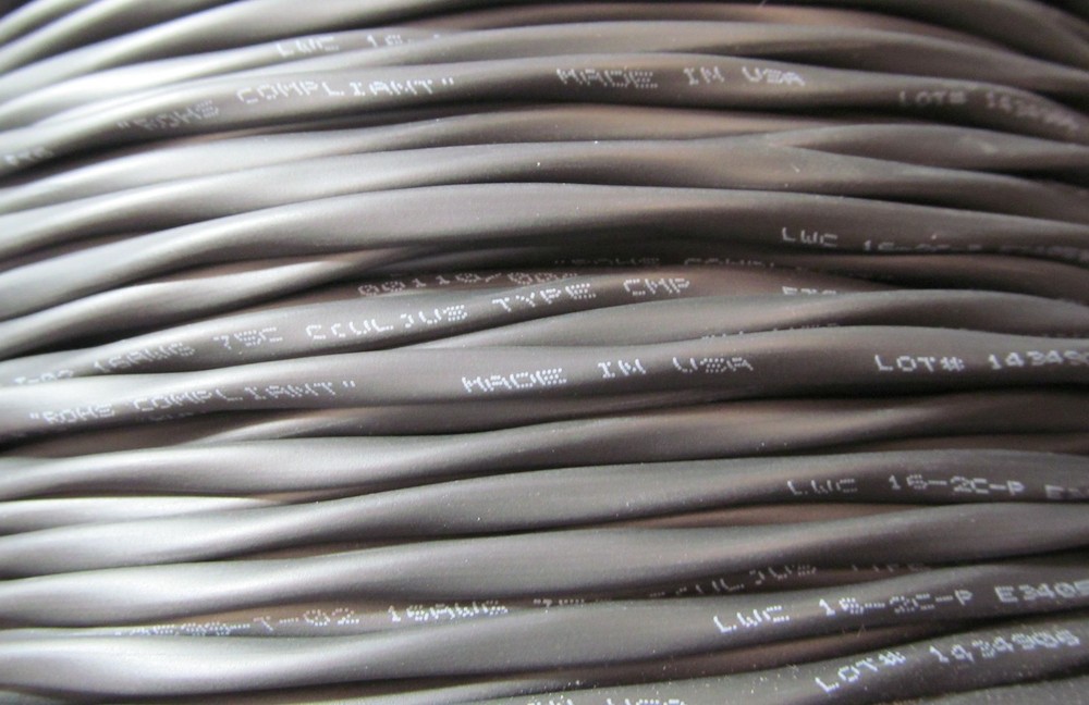 1000ft SPOOL LIBERTY CABLE E190606 COMMUNICATIONS/ SPEAKER CABLE 16AWG 2C