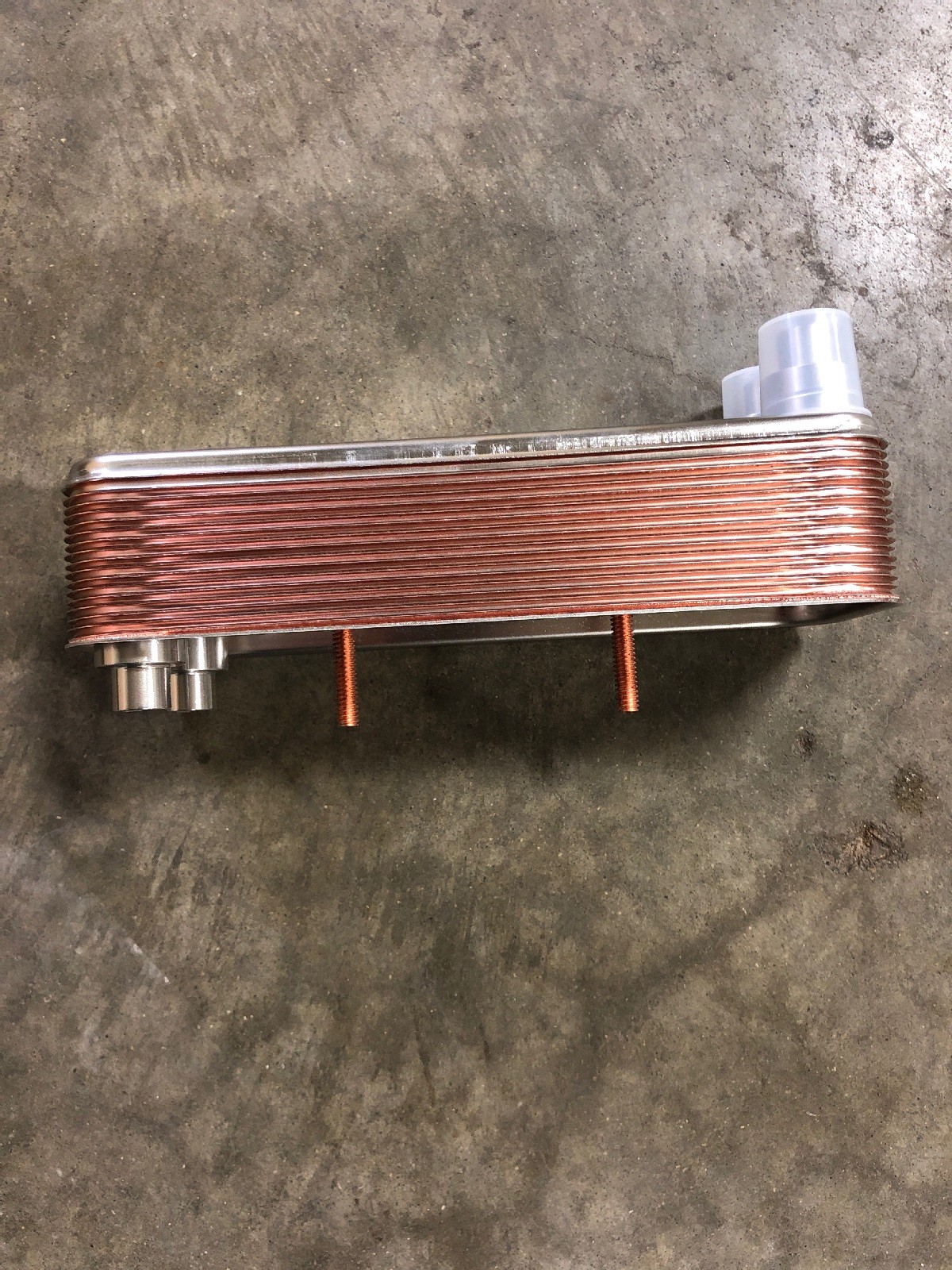 NEW, ALPHA LAVAL, AC10-16, BRAZED PLATE HEAT EXCHANGER, -58 - 347F, R410A. (41C)