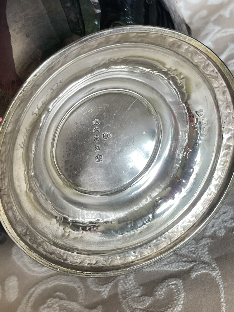 Antique Martin Hall & Co Silverplated Water Pitcher /creamer