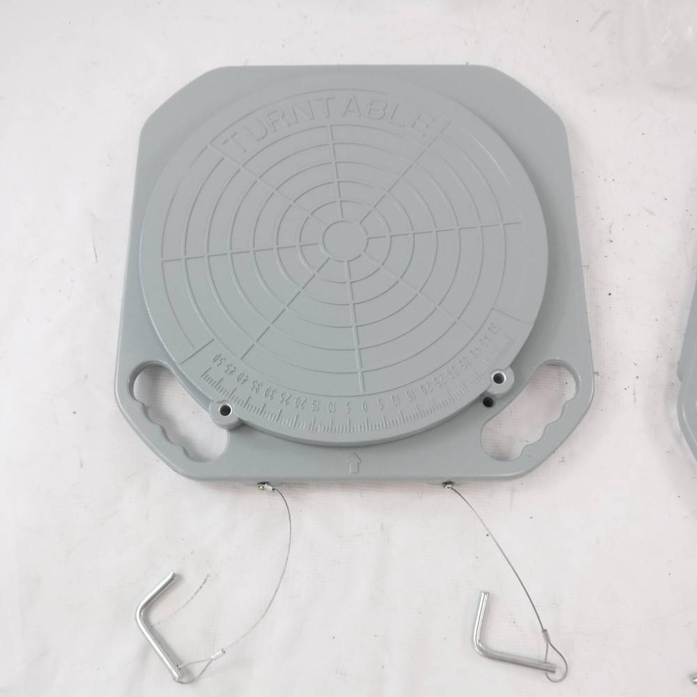 Pair Front End 2 Ton Wheel Car Alignment Tool Turn Plates