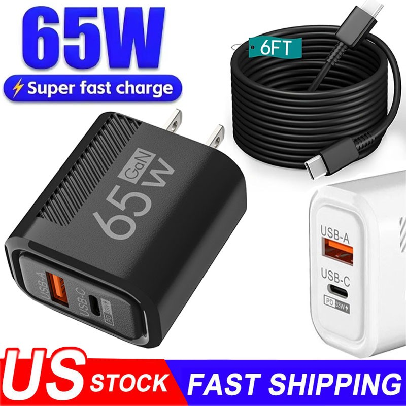 For Samsung Galaxy Z Fold 7 6 5/Fold3/Fold4 USB-C Fast Charger/6FT Type-C Cable