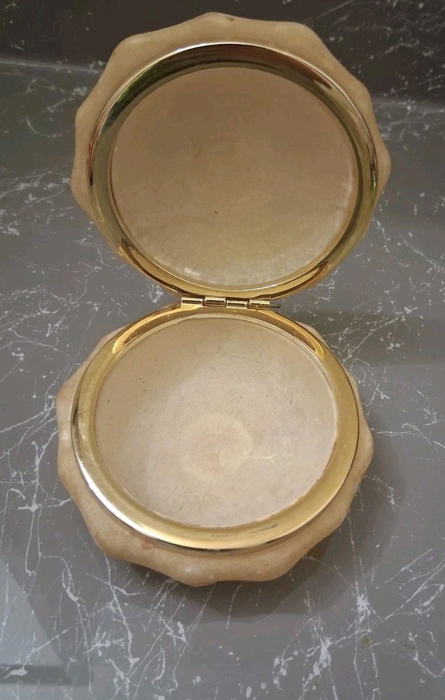 Alabaster Stone Trinket Box