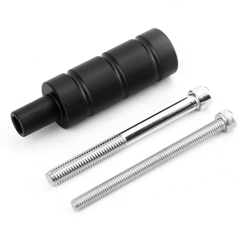 Black M8 M6 Motorcycle Headlight Fog Light Mount Bracket Extender Support Bar E