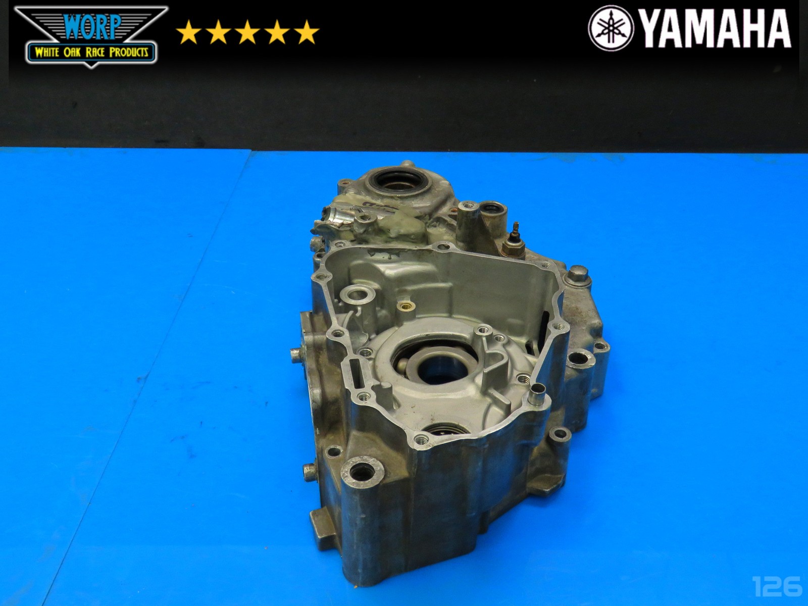 2004 YAMAHA YFZ450 LEFT SIDE CRANKCASE CRANK CASE BOTTOM END ~ GENUINE OEM 04-05