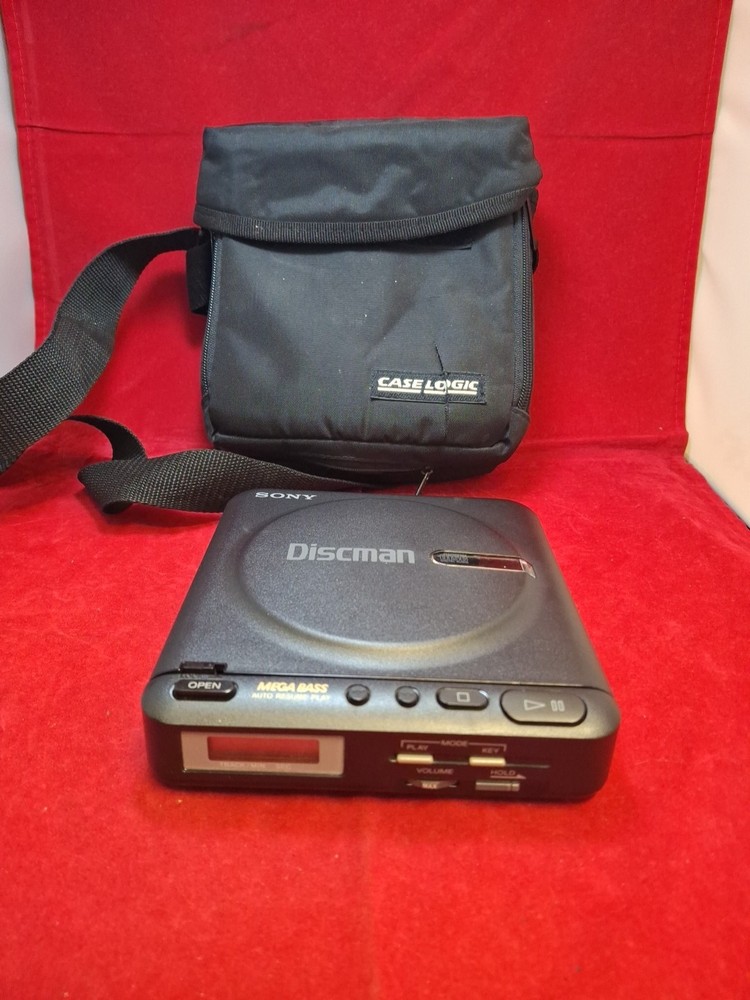 Vintage Sony Discman D-22 CD Player Working E5