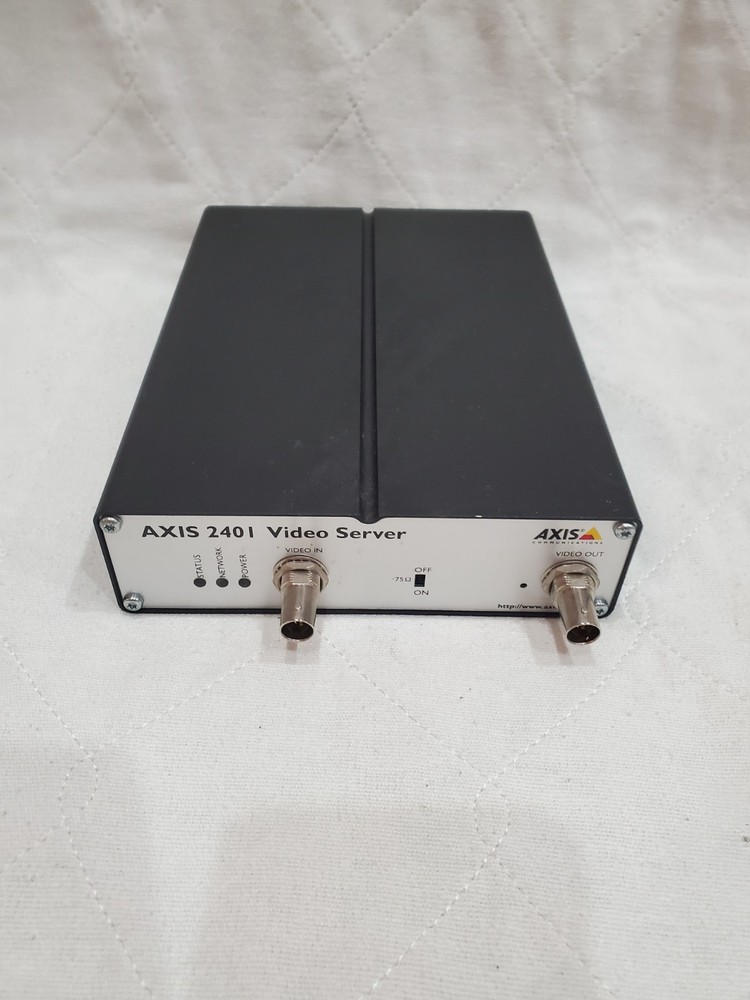 Axis 2401 Video Server Network IP Security Camera Surveillance Encoder Untested