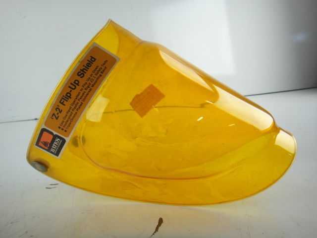 Bates Helmets Face Shield Visor - Z2 Flip up Shield Orange Tint