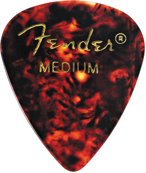 Fender 351 Premium Celluloid Guitar Picks Tortoise- Medium 144-Pack (1 Gross)