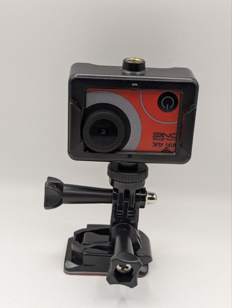 Explore One Xplore 4K WiFi Action Camera w/ Mount & Frame 2021