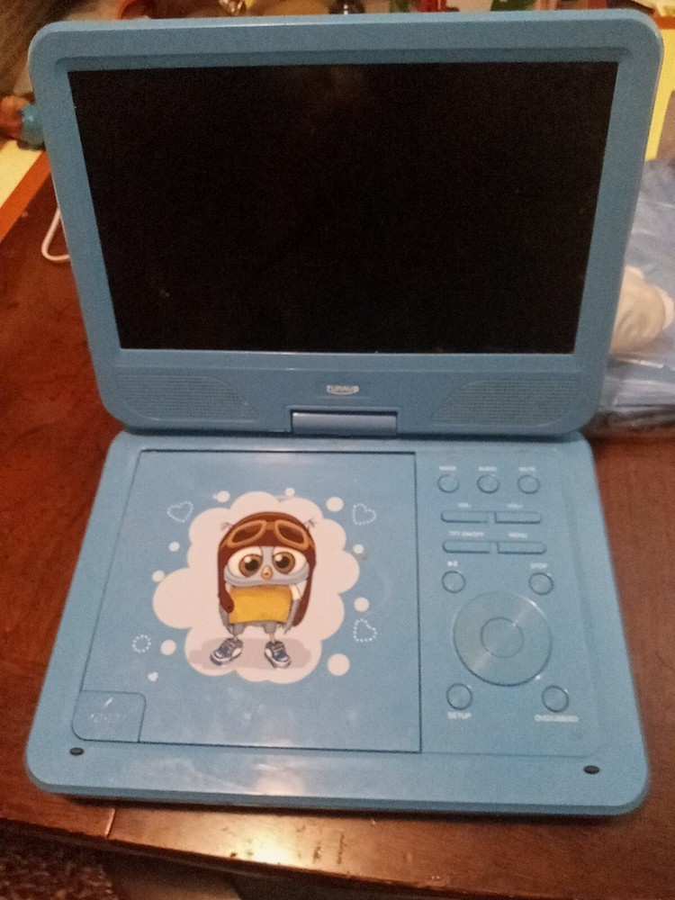 Funovo Portable DVD Player With Case, Remote, Instructions, And Cables