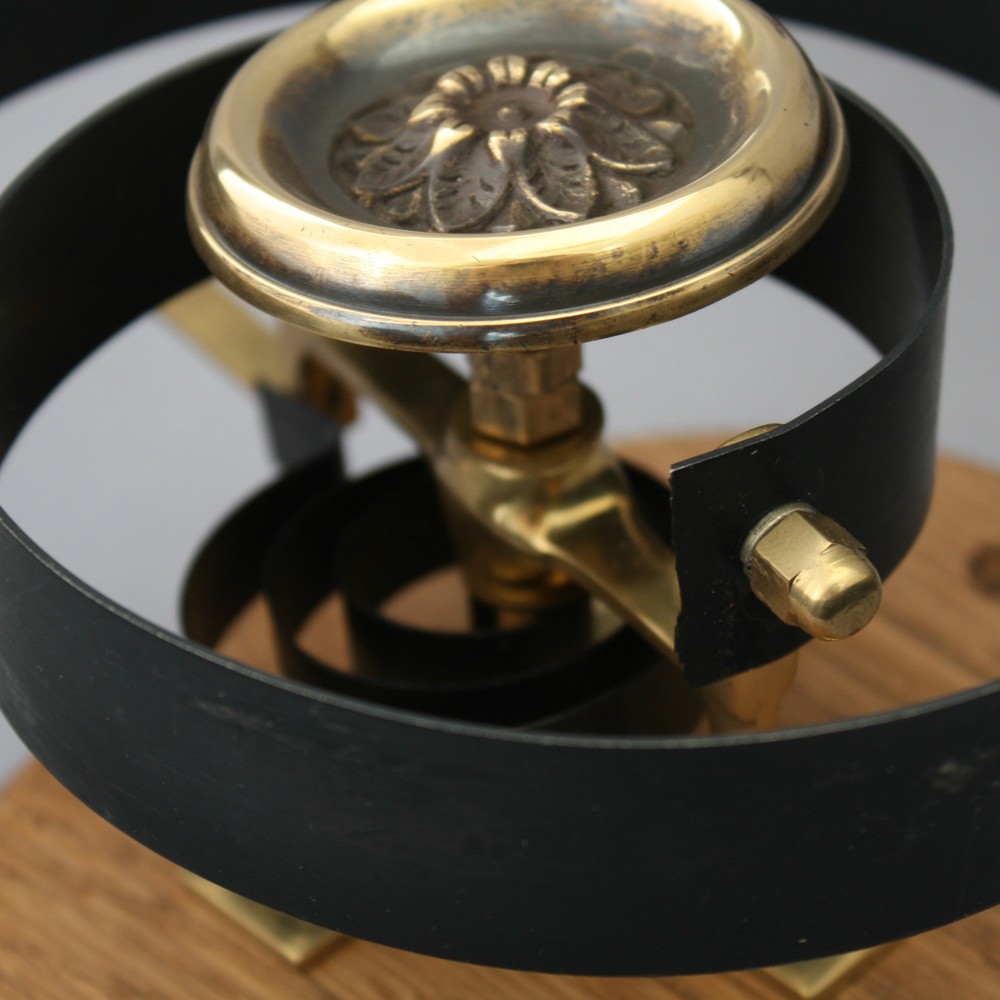 Brass Lichfield Front Door Bell Pull & Bell