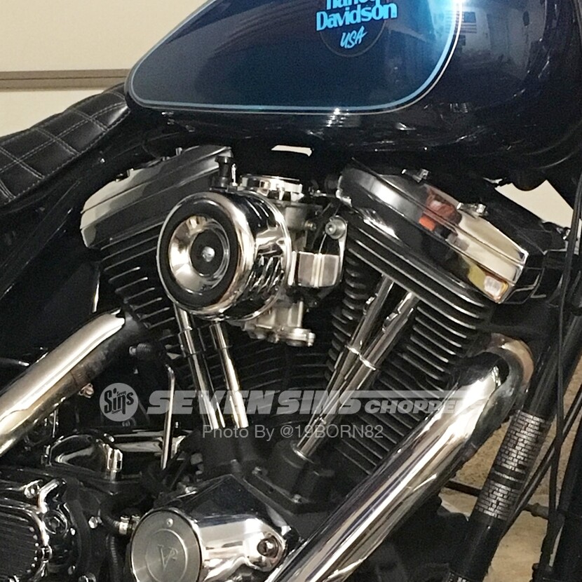 MOONEYES HOTROD AIR CLEANER LOUVERED CHOPPER SUPER E G MOTORCYCLE CV HARLEY S&S