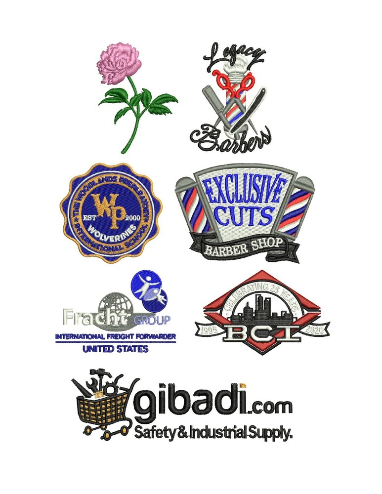 Custom Embroidery Digitizing Services from simple to complex design.