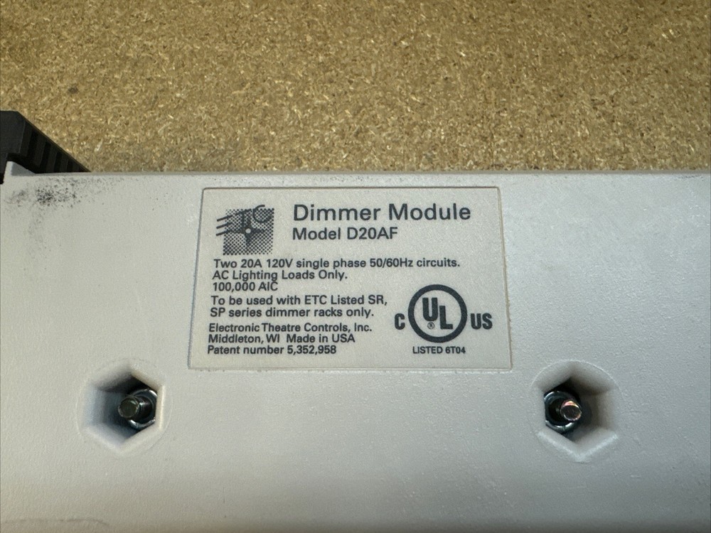 ETC Sensor D20AF Dimmer Module