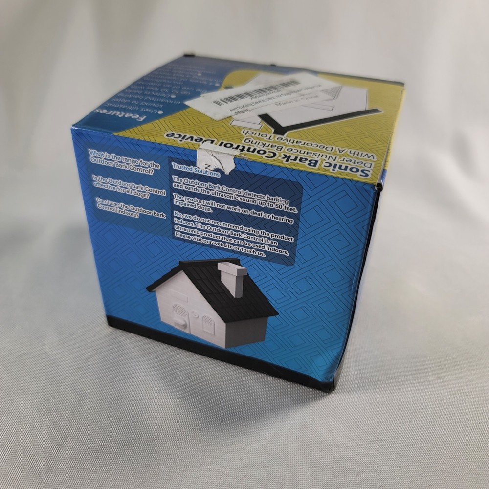 House Outdoor Bark Control Device Deter Barking Detects 50 FT