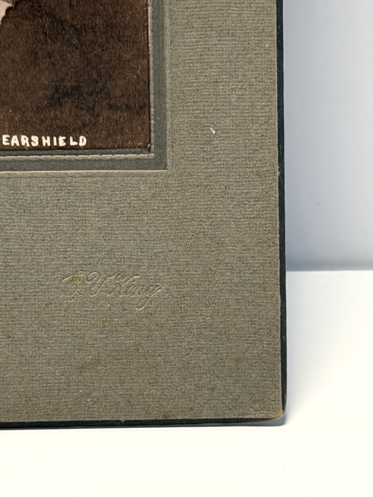 Antique Native American Indian Photograph of Bear Shield (A-Ara-Ton) Warrior