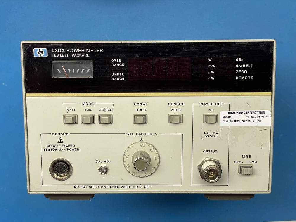 Hewlett Packard 436A RF Power Meter