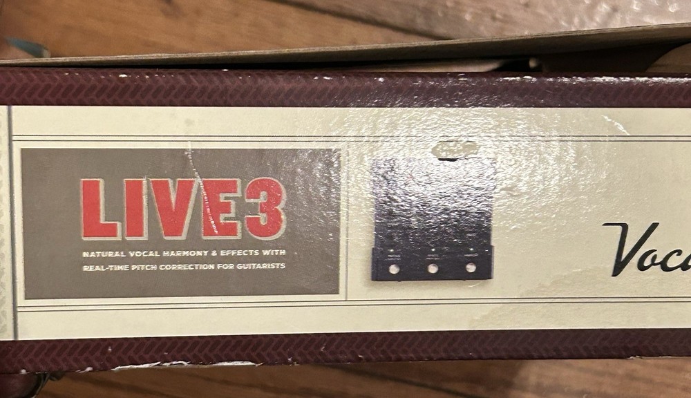 Digitech Vocalist Live 3 Vocal Multi Effects Processor Pedal