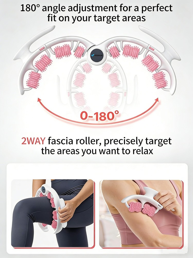 MERACH Cellulite Massage Tool with Push Pull Roller Lymphatic Drainage Massage