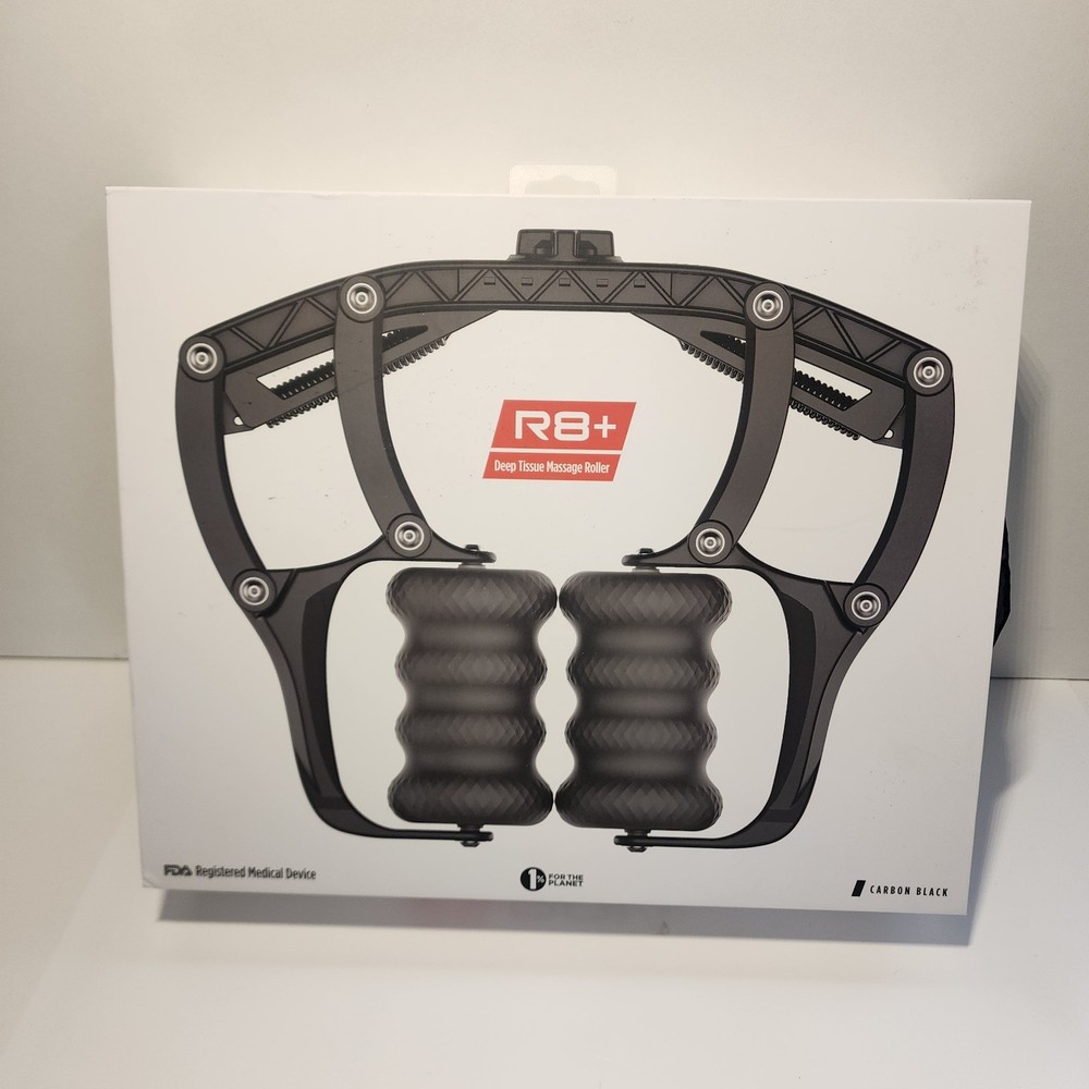 R8 Plus Deep Tissue Massager - Carbon Black