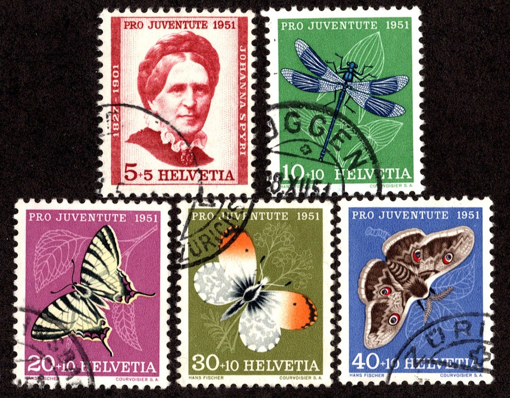 Switzerland Scott B207-B211 Used.