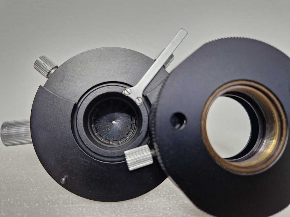 Leitz microscope pol condenser. missing polarizing filter.