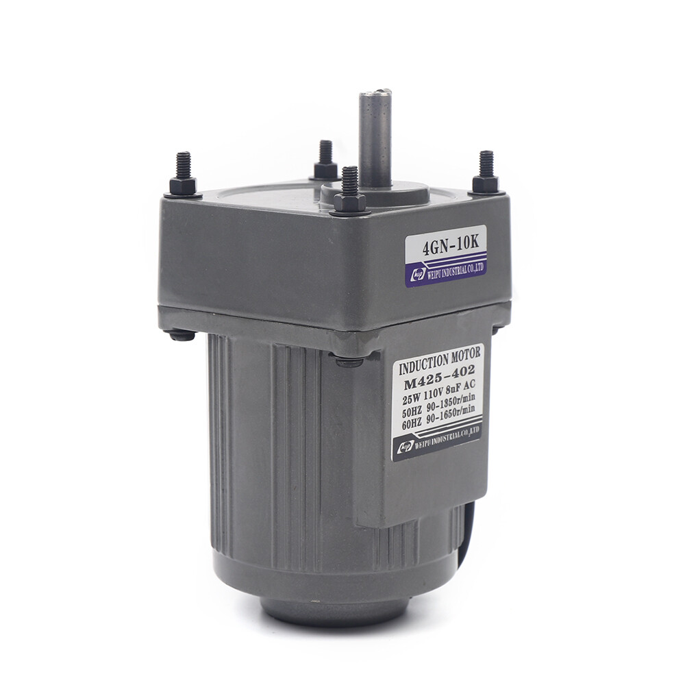 AC Reversible Gear Motor Electric Variable Speed Reduction Controller 1:10 25W